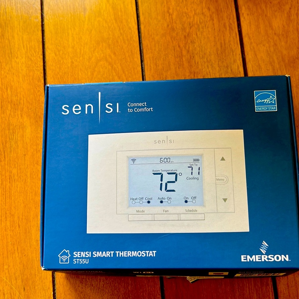Emerson thermostat
Sensi is continually voted as one of the best made by Emerson